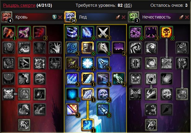 Таланты Фрост ДК дуал (одноручки) патч 4.3 рыцарь смерти wow катаклизм Таланты Фрост ДК дуал (одноручки) патч 4.3 рыцарь смерти wow катаклизм